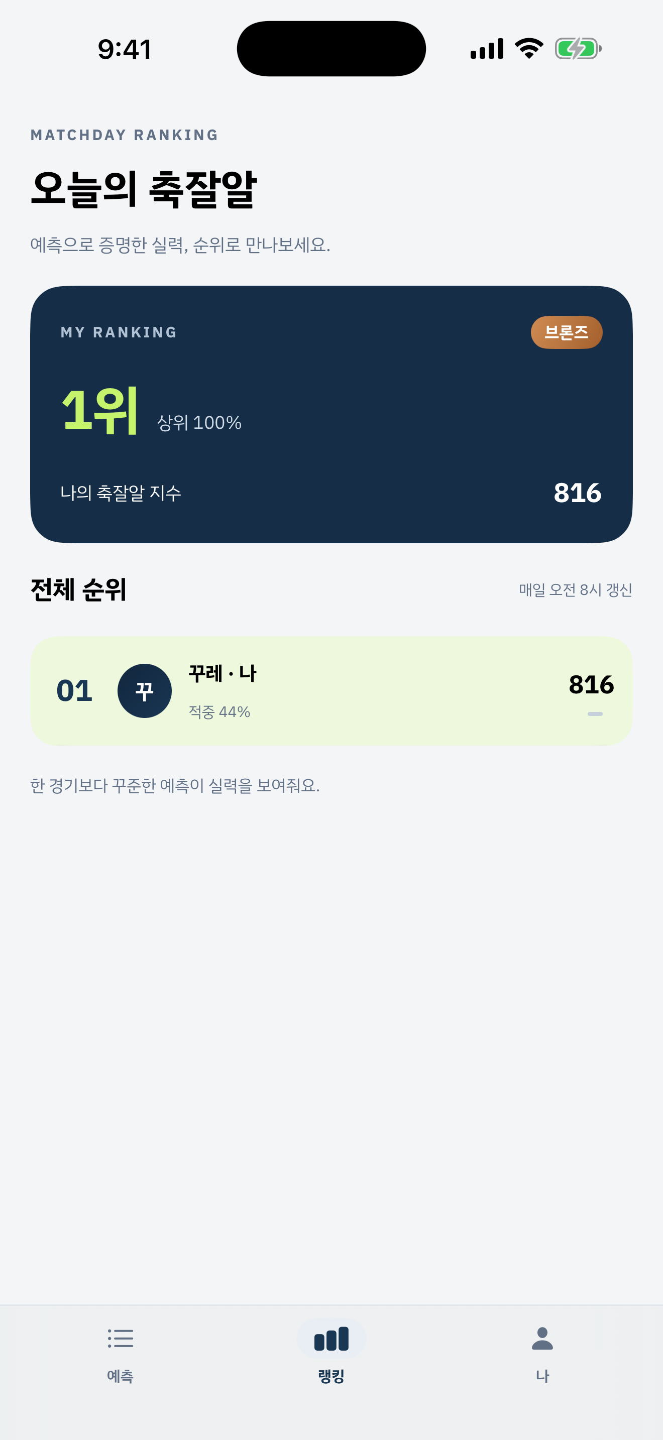 랭킹 화면